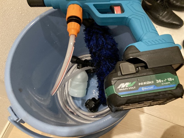 充電式高圧洗浄機